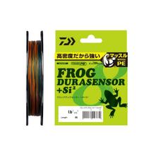 Daiwa PE Line UVF Frog Dura Sensor x8 + Si2 79lb (#6) 150m Battle Deep Green (with color markings) black