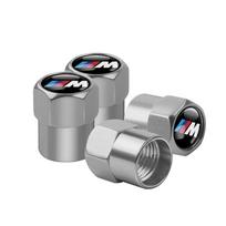 4 vnt. Automobilio ratų padangų įsukami ventilių dangteliai ženkliukai BMW M E34 E36 E60 E90 E46 E39 E70 F10 F20 F30 X5 X6 X1 M3 M5 M6 E71 F01 F02