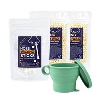 Kobong Nose Hair Nose Hair Waxing Double Composition Self-Removal Facial Hair Removal Kit 30 servings, 1 piece, 200g blue