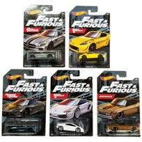 Fast Furious Hot Wheels 2020 Walmart Exclusive Diecast Car Scale Basic Series Set FAST FURIOUS 2020 Walmart EXCLUSIVE Set of 5 Miniature Cars Fast black