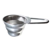 Hario V60 matavimo šaukštas sidabrinis kavos miltelių malimas 12 g nerūdijančio plieno matas, pagamintas Japonijoje M-12SV gray