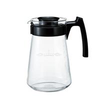 HARIO Pegasus serveris 1000ml, tinkamas mikrobangų krosnelėje, 1000ml, 2~8 puodeliams, juodas, pagamintas Japonijoje PES-03-B black