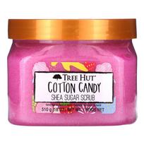 Tree Hut, cukrinis šveitiklis su taukmedžio sviestu, vatos saldainiai, 510 g (18oz) pink