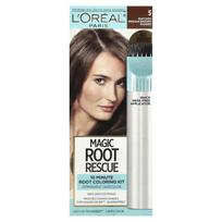 L'Oréal, Magic Root Rescue, 10 minučių šaknų dažymo rinkinys, Vidutiniškai rudas 5 pakuotės, 1 kartas white