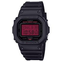 G-SHOCK by Casio Laikrodis Juodas Vyriški Laikrodžiai DW5600BBR-1 Red Watch Dial black