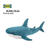 IKEA BLAHAJ Blåhaj Ryklio pliušinis žaislas blue
