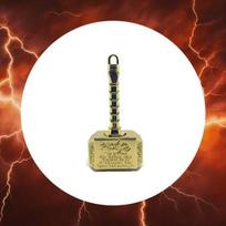 Billy's House Hammer Fidget Spinner Mjolnir Thor Hammer Besisukantis žaislas vaikams, populiarūs Korėjos galvosūkiai brown