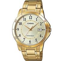 Casio Men's Metal Band Watch MTP-V004G-9B beige