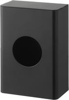 Yamazaki Jitsugyo Magnetinis nutekėjimo tinkliuko laikiklis Juodas W12,2 x D6,7 x H17,7 cm Tower Lengvai išimama laikymo dėžutė Laikymo dėklas 1716 black
