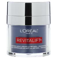 L'Oréal, Revitalift, Presuotas naktinis kremas su retinoliu + niacinamidu, be kvapiųjų medžiagų, 48 g (1.7 Unc.) gray