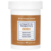 The Vitamin Shoppe, Ultimate 10+ Probiotic, 50 billion CFU, 60 veggie capsules