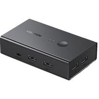 UGREEN HDMI 2.0 KVM Switch with USB Sharing gray