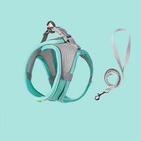 Dog harness, joint protection harness, anti-finger tick prevention, dog chest strap, green gray, 2 pieces gray