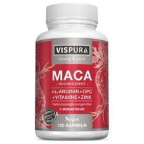 VISPURA MACA + L-ARGININ + OPC + Vitamins + Zinc 120 Capsules
