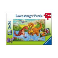Korea Board Games Happy Baby Dinosaur Jigsaw Puzzle R050307 2X, 24 pieces, mixed colors Jigsaw Puzzle, Childrens Games, Educational Toys brown