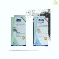Dr. Fisher Eye Care Lid Cleaner Eyelid Cleanser Eye Cleaner Eye Cleanser Adult/Children 30 sheets/pack, Adult white