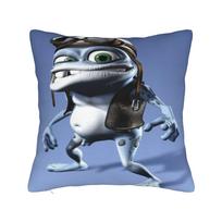 Crazy Frog animacinis Patalynės užvalkalas Aksesuarai Spausdintas pagalvės užvalkalas Mesti pagalvės užvalkalas Namų dekoravimas Kvadratinis Įvairių dydžių 20x20in 50X50cm