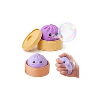 Didelis koldūnas skvišas / Kawaii squishy dumpling - pučia burbulą