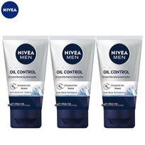 Nivea Men's Oil Control Cleansing Mud 3-Pack gray