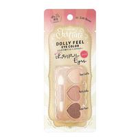 KOSE Fortune Dolly Peel Akių šešėliai 01 Akių šešėlių 3 spalvų paletė beige