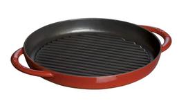 staub Kepimo grotelės Apvalios Vyšninės Kepimo grotelės Abi Ketaus IH Suderinamos Japonijos keptuvė  Pure 26cm  Keptuvė, Rankenos, Metalas, Emalis, [Įgaliotas produktas] & vyšnia