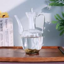 Vintage Guifei Glass Teapot gray