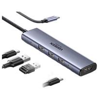 Ugreen 6-in-1 USB-C Hub gray