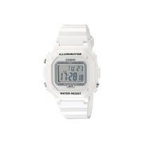 CASIO Unisex SKAITMENINIS Serija Baltas Laikrodis F-108WHC-7BCF F-108WHC-7BCF White Strap Single Watch white
