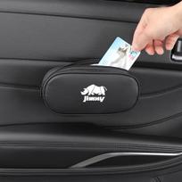 Jimny Compatible Car Storage Velcro Nomad JC74 JB64 Card Car Glasses Storage Small Item Multiple Storage Storage High Braided Pattern Pocket, Closure, gray