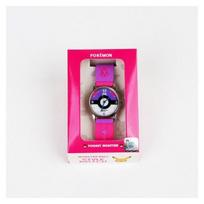 Pokemon Monster Ball Stilingas Laikrodis pink