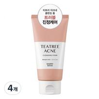 Happy Bath Tea Tree Acne Cleansing Foam, 150g, 4 pieces beige