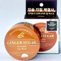 Etude Ginger Sugar Overnight Lip Mask 15g Olive Young Lip Exfoliator Lip Moisturizer Lip Balm Lip Essence white