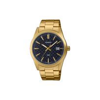 Casio Classic Fashion Waterproof Quartz Movement Stainless Steel Strap Watch Men watches Black MTP-VD03G-1A Black Gold Watch Dial black