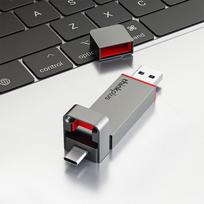 Lenovo thinkplus TU200 Pro Dual-Interface SSD USB Drive gray