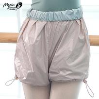 Little Jasmine Women's Ballet Warm-up Sweat Shorts L white