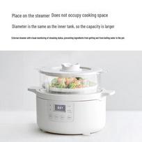 Olayks Smart 2L Multi-functional Electric Rice Cooker CN plug (adapter included) white