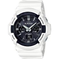 Casio Vyriškas G-SHOCK GAW-100B-7AJF [Radio Wave Saulės baltas/juodas] Apvalus laikrodis, balta derva