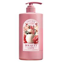Bouquet Garni Silk Keratin Shampoo White Musk Fragrance, 1L, 1ea pink