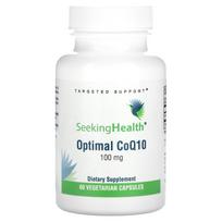 Seeking Health, Optimalus CoQ10, 100mg, 60 daržovių kapsulių