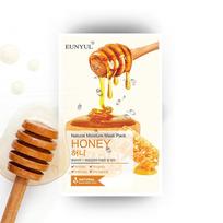 Eunyul Natural Honey Mask Pack 10 sheets/1 pack per day for daily use/Moisture/Elasticity/Whitening care beige