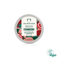 [The Body Shop] Mini Strawberry Body Butter Body Cream 50ML white