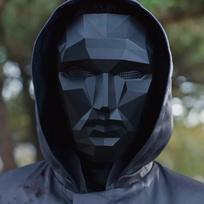 Kalmarų žaidimo sargo kaukė kvadratas apskritimas trikampis „Frontman“ Cosplay Helovino rekvizitas Frontman Mask black