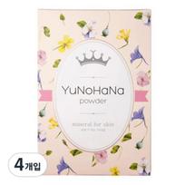 Yunohana bath powder small pack, 60g, 4 packs white