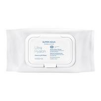 Super Aqua Ultra Hyalon Cleansing Oil Tissue Large Capacity 70 Sheets, Mega Volume Mascara (Long Volume) white