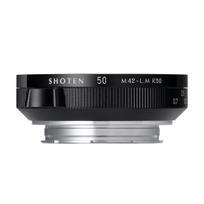 SHOTEN mount adapter M42-LM R50 (M42 mount lens Leica M mount conversion) Rangefinder linked type with helicoid black