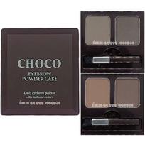 Skinfood Choco Eyebrow Powder Cake No. 1, Gray Khaki Black, 1 piece gray