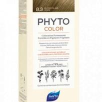 Phyto Color Permanent (Vegetable Dye) Hair Dye - 8.3 BLOND CLAIR DORE beige