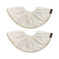 Sherinette Sherry Bib, rotating bib, bedding, 2 popping heart full, Cotton Rabbit white