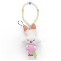Kišeninis Monstras Pokemon Poke Gabalas Pliušinis Žaislas Dirželis (Starzora Ver.) Hibunny pliušinis žaislas, aukštis apytiksliai. 12 cm white