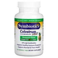 Symbiotics, Colostrum Plus Pineapple Chewables, 120 Chewable Tabs